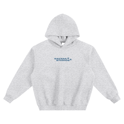 cheetah double zero fleeced boxy hoodie